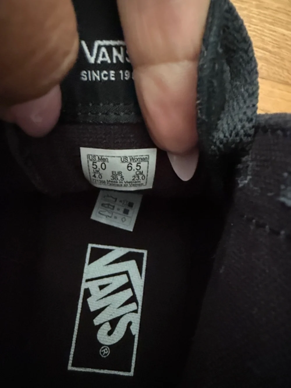Vans High-Top Platform Sneakers in Black - Picture 4 of 4